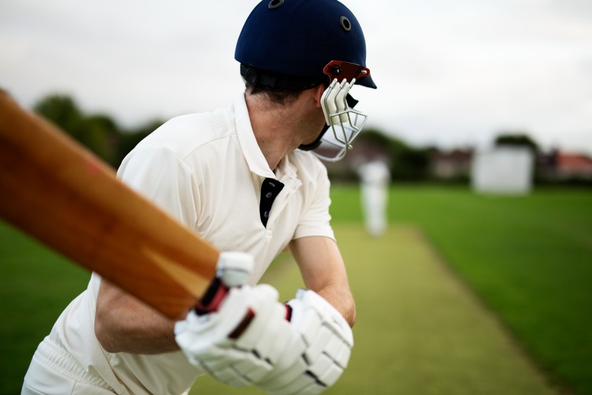 setting up a cricket match on mobile