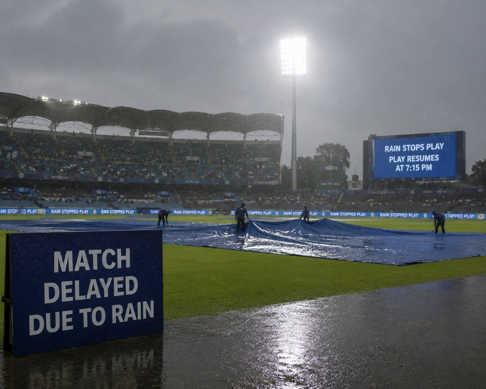 rain interrupted cricket match
